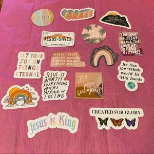 Religious inspired stickers